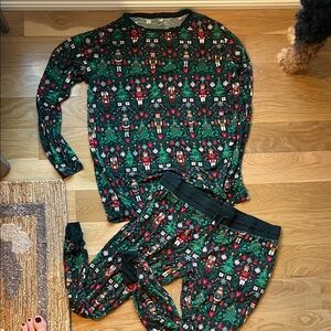 Little Sleepies Nutcracker Print adult Pajama Set